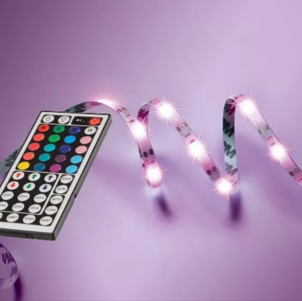 LED Multi Color/Function Strip Lights w/ Remote 16.8ft. New In Box - Picture 3 of 3